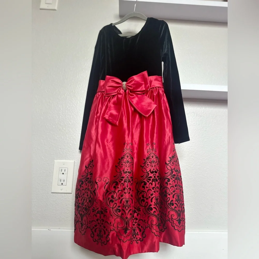 Rare Editions red dress - Picture 4 of 11